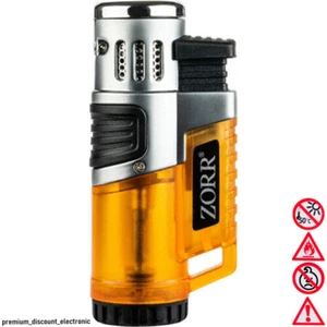 Triple Jet 3 Flammen Sturm Feuerzeug Torch Zigarrenfeuerzeug Zigarrenbrenner - Bild 1 von 5