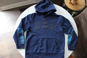 GAPFit*GAP Fit*Boys Size Medium Hoodie*Navy Blue*Kangaroo Pocket*100% Polyester* - Picture 1 of 8