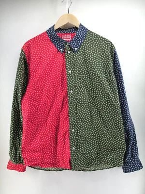 Camisa abotonada estampada floral en bloques de colores KENZO para hombre (41 cm / 16 pulgadas) Foto 1 de 4