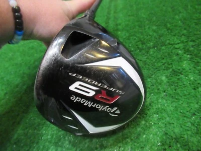 TAYLORMADE R9 SUPERDEEP BBLB TP 9.5* DRIVER GOLF CLUB RIP STIFF GRAPHITE RH - Image 1 of 4