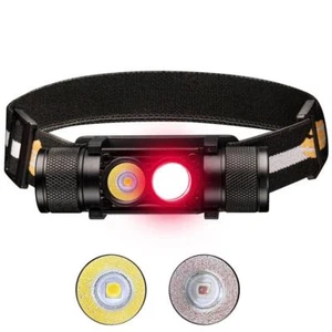 H25LR LED Stirnlampe 90 High CRI Akku Headlight weiß + 660nm Rotlicht - Bild 1 von 26