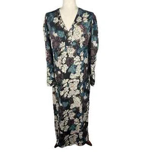 MAXI ABITO KENDALL WALTER BAKER FLOREALE MANICA A SBUFFO IN TULIP CRUSH NUOVO CON ETICHETTE TAGLIA M - Foto 1 di 14