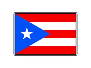 #1200 Puerto Rico Flag World Country Sticker Waterproof Vinyl Decal Die-Cut Car - Picture 1 of 1