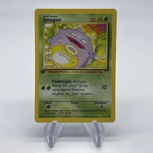 1st Edition Koffing (Smogon) 51/102 - NM Near Mint German Base Set Pokemon Card - Picture 1 of 12