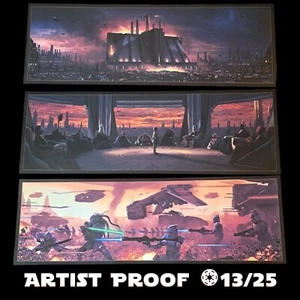 Pablo Olivera Star Wars Prequel Trilogy Artist Proof Edition Dusk Variant 13/25 - Picture 1 of 24