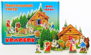 Настольный театр-пазл "Колобок" Russian kids book Fairy Tales Stories - Imagen 1 de 3