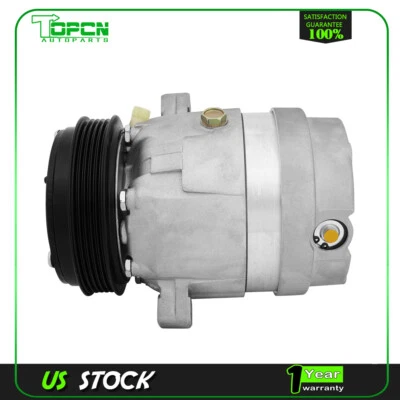 Compresor de aire acondicionado con embrague para 94-02 Chevrolet Cavalier Beretta para Oldsmobile Foto 1 de 4