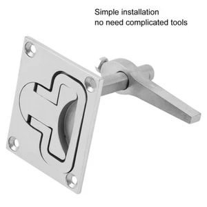 Accesorio de hardware de cierre de piso de montaje empotrado de acero inoxidable para marina - Imagen 1 de 11
