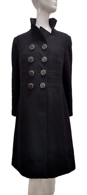 Vintage Couture Paris Coat Black Mod France Boutique Erick France 17 De La Paix - Image 1 of 4