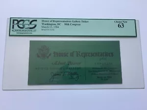 Boleto del primer ministro irlandés Garret M. Fitzgerald 1984 discurso al Congreso graduación profesional 63 - Imagen 1 de 4