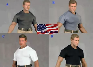 1/6 T-shirt Top For 12" PHICEN Hot Toys Muscular TBL M33 M34 Male Figure ❶USA❶ - Picture 1 of 5