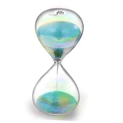 Reloj de Arena Temporizador de Arena 60 Minutos,Reloj de Arena 60 Min Turquesa Foto 1 de 4