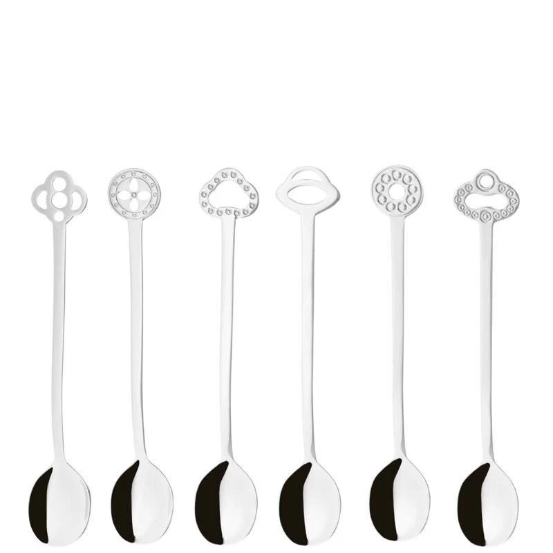 Sambonet, Party, Cucchiaini Oriental Set 6 pezzi Mirror, Acciaio - Immagine 1 di 1