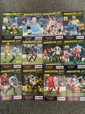 Manchester City Home and Away Programmes 1988-1989 Pick from list