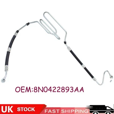 HIGH PRESSURE POWER STEERING PIPE FOR AUDI TT 1998-2004 S3 00-03 8N0422893AA - Image 1 of 4