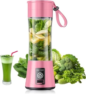 Portable USB Rechargeable Blender 380ml | 6 Blades Smoothie Juicer Cup BPA-Free - Picture 1 of 8