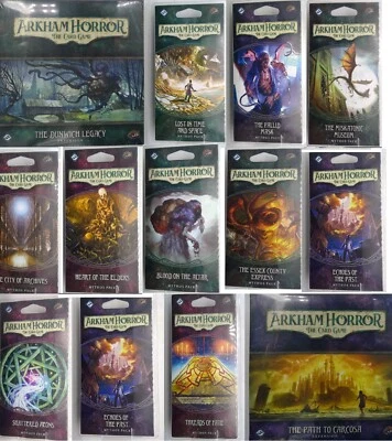 FANTASY FLIGHT GAMES ARKHAM HORROR THE CARD GAME EXPANSION 2016 LCG - NEW & SEALED - FREE UK POSTAGE