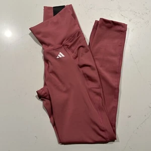 Adidas Aeroready Womens XS Optime Stash Pocket High-Waisted 7/8 Leggings NWT - Picture 1 of 3