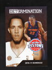 Detroit Pistons--Tayshaun Prince--2010-11 Pocket Schedule--Fox Sports Detroit