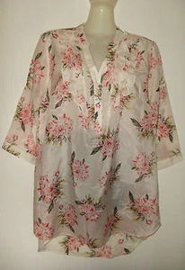 CHANON CHEMISIER LARGE ET FLUIDE TAILLE 36-38 OU S EN SOIE ET COTON IMPRIME  - Picture 1 of 5