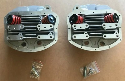 Harley Panhead Head Set Plumber Intake Style 1948-1954 w/ Valves, Guides  (U153) - Image 1 of 4