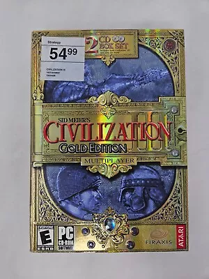 Sid Meier's Civilization III 3 Gold Edition PC CD-ROM 2003 - Image 1 of 4