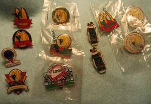 Lote de 12 prendedores de golf McDonald's LPGA 40 aniversario, voluntarios 1995-2003 - Imagen 1 de 12