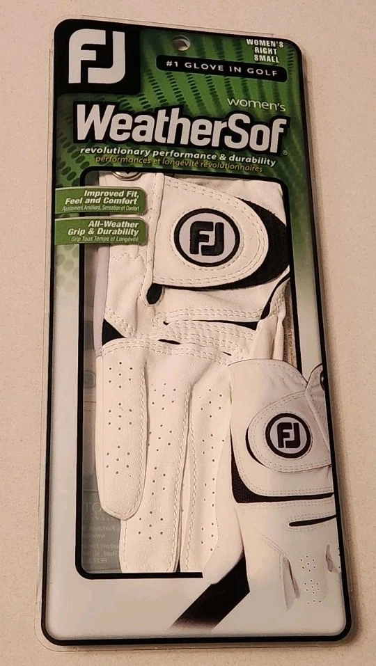 X 3 FJ FootJoy Womens WeatherSof Golf Gloves Right Hand Small #1 Glove