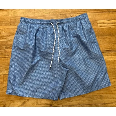 Men’s NAT NAST Blue AOP Graphic Swim Trunk Shorts Size XL *C3 - Image 1 of 4