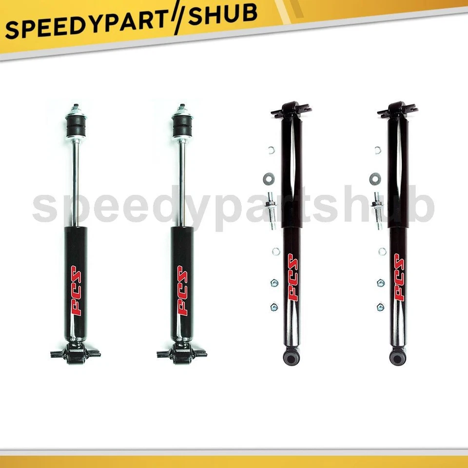FCS Front Rear Complete Strut Shock Absorber 4 for 1971-1972 Chevrolet Brookwood - Image 1 of 4