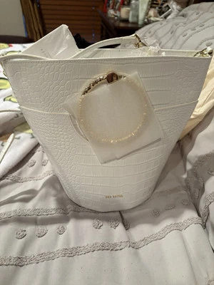 Nova bolsa balde Ted Baker London pulseira texturizada alça - Imagem 1 de 4