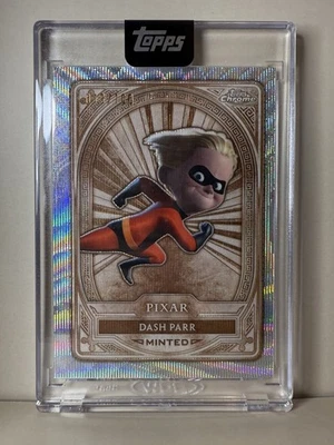 2025 Topps Disney MINT Dash Parr - Encased Minted #44 Chrome Wave Refractor /100 - image 1 of 2