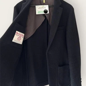 Harris Tweed × SHIPS Harris Tweed Jacket, Herringbone, Wool, Used -From Japan - Picture 1 of 9
