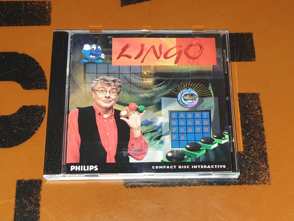 ## Cd-I / CDI Game - Lingo ( Nld Version) (Cover Behind With Water Damage) ## - Image 1 of 1