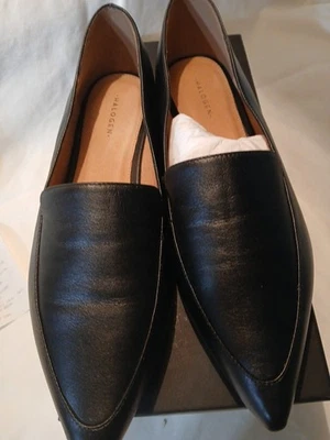 Halogen Patent Shoe Pointed Toe & Chunky Heel   Black New Great For Women  8-1/2 - Image 1 of 4