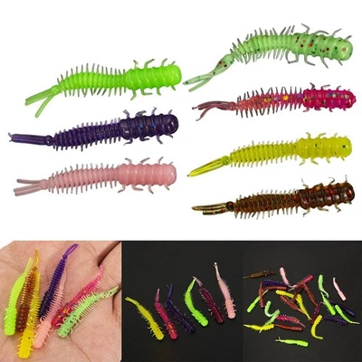 Köder Locken Angeln Verschleißfest Weich Wurm 20 Stück Breite Anwendung - Bild 1 von 4