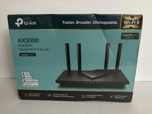 NEW TP-Link Dual-Band AX3000 Wi-Fi 6 Router Archer AX55 Wireless Gigabit Router - Picture 1 of 6