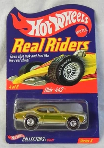 Hot Wheels "Olds 442", Real Riders Series 3, Redlines, Ltd Ed, MOMC - Picture 1 of 7