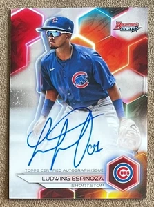 2023 Bowman's Best of Autograph Ludwing Espinoza #B23-LE Chicago Cubs - Picture 1 of 3