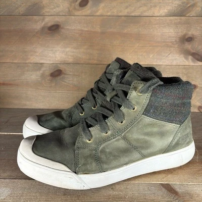 Keen Elena mid womens size 10 shoes green leather insulated waterproof boots - Image 1 of 4