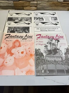 FANTASY LINE NEWSLETTER DISNEYANA COLLECTORS 1987,1988,1990/ 8 ISSUES - Picture 1 of 8
