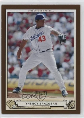 2005 Upper Deck Origins Gold /20 Yhency Brazoban #187 - Image 1 of 2