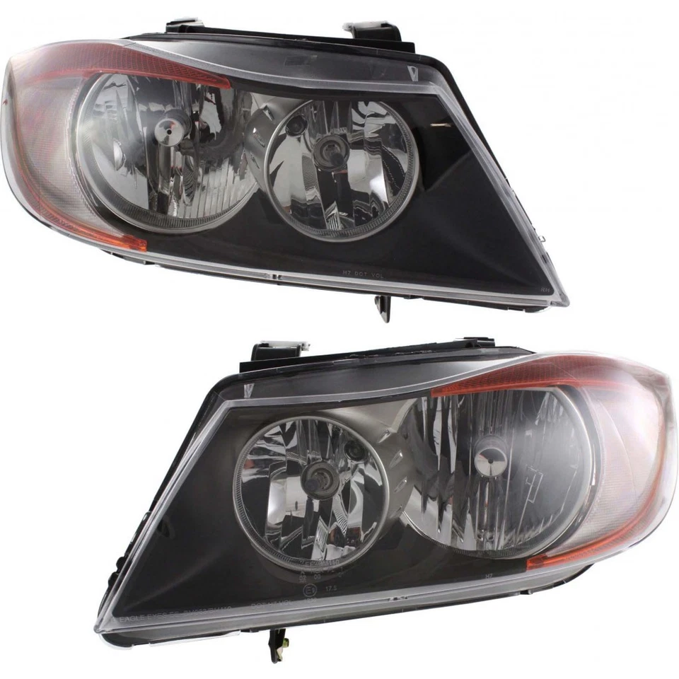 For 2006 BMW 325xi Headlight Assembly Pair Driver & Passenger - Image 1 of 3