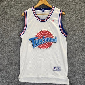 Vintage Tune Squad Jordan 23 Jersey Mens Small White Basketball Champion 90s - Picture 1 of 9