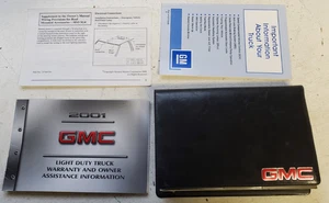 2001 GMC SIERRA Owner's Manual and Booklets with Case - Bild 1 von 9