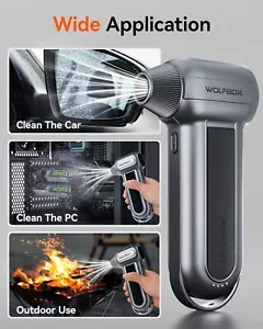 WOLFBOX Electric air Duster 150000RPM Brushless 3 Speed Turbo Fan JetFan for Car - Bild 1 von 16