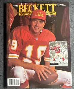 Beckett Football Card Monthly July 1993 Joe Montana cover Walter Payton back - Picture 1 of 2