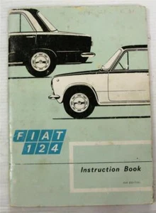 FIAT 124 Sedan Station Wagon Car Owners Handbook 1970 #603.01.284 X-1970 10.000 - Picture 1 of 5