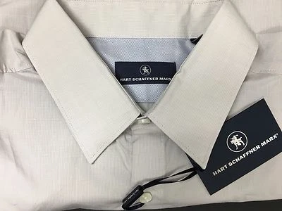 Camisa Hart Schaffner Marx Nueva Para Hombre XL Algodón/Lino Gris Gris Precio de venta sugerido por el fabricante: 89,50 USD Foto 1 de 4