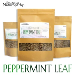PEPPERMINT DRIED HERB Certified Organic LOOSE LEAF TEA (Mentha piperita) PREMIUM - Picture 1 of 1